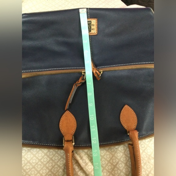 Dooney and Bourke Shoulder/Hand bag. Blue - Picture 14 of 16